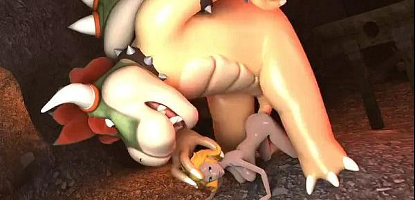  Princess Peach Fucked by Bowser